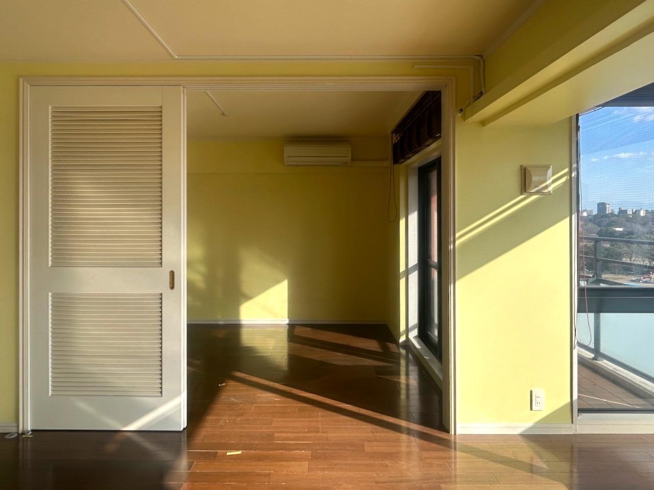 福岡市中央区大濠公園 の賃貸物件/スライドドアで仕切れる、ミニマムな1LDKです。