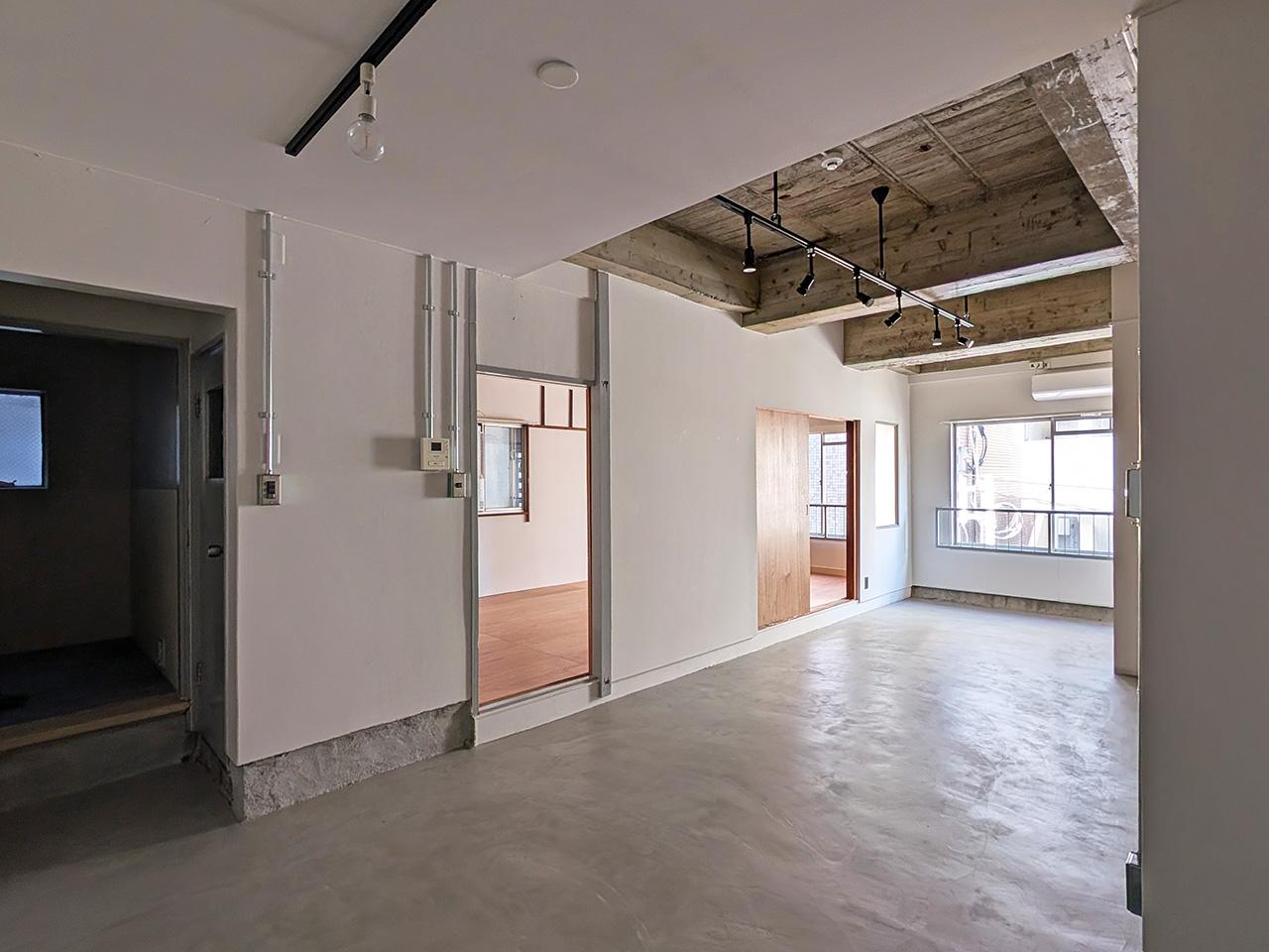 福岡市中央区高砂の賃貸物件/ちなみに、電気を消すとこんな感じ。結構明るいです。