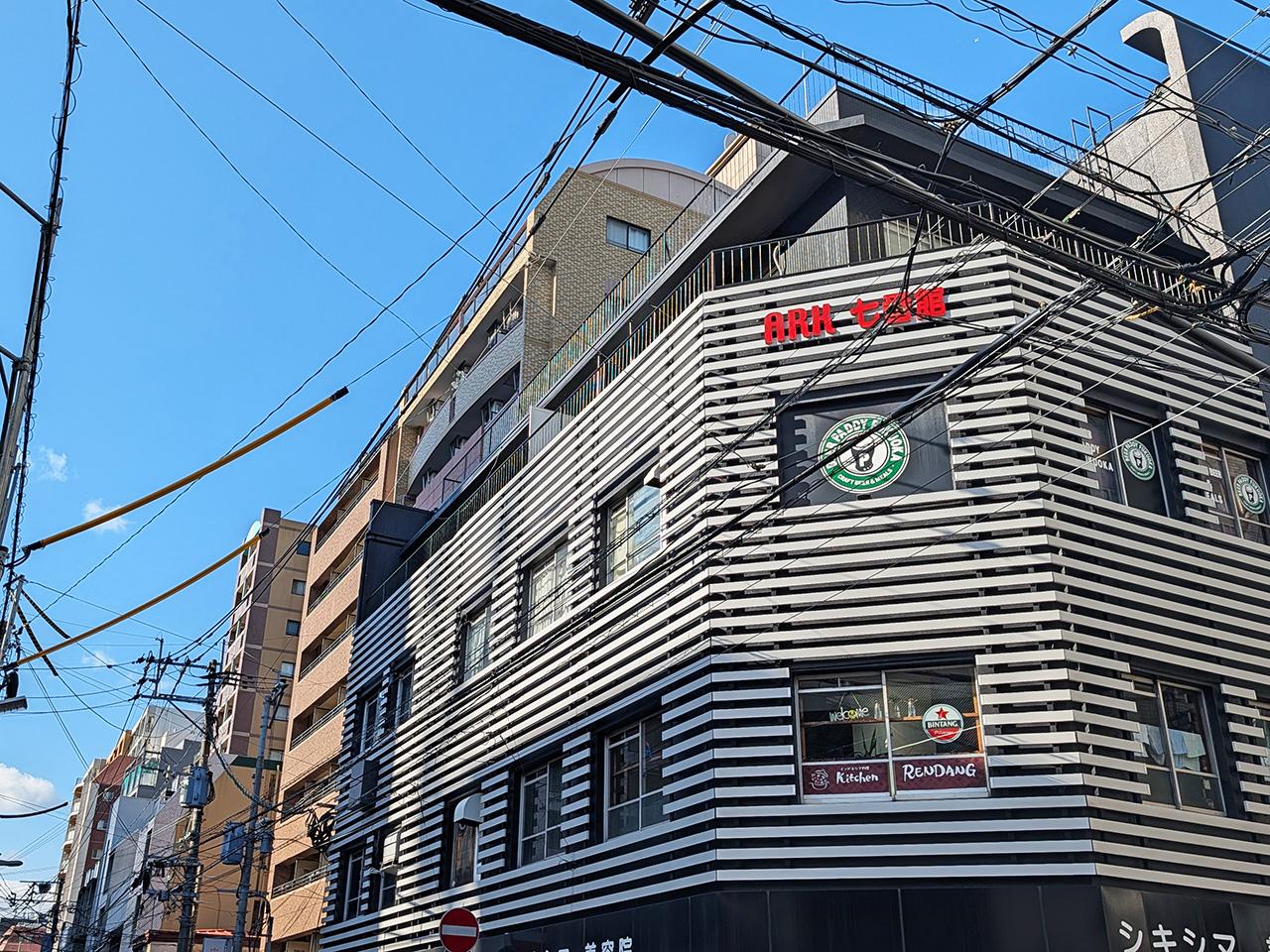 福岡市中央区高砂の賃貸物件/目を引く外観。