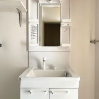 北九州市門司区藤松の賃貸物件/新品の洗面化粧台で、毎日のお手入れも快適