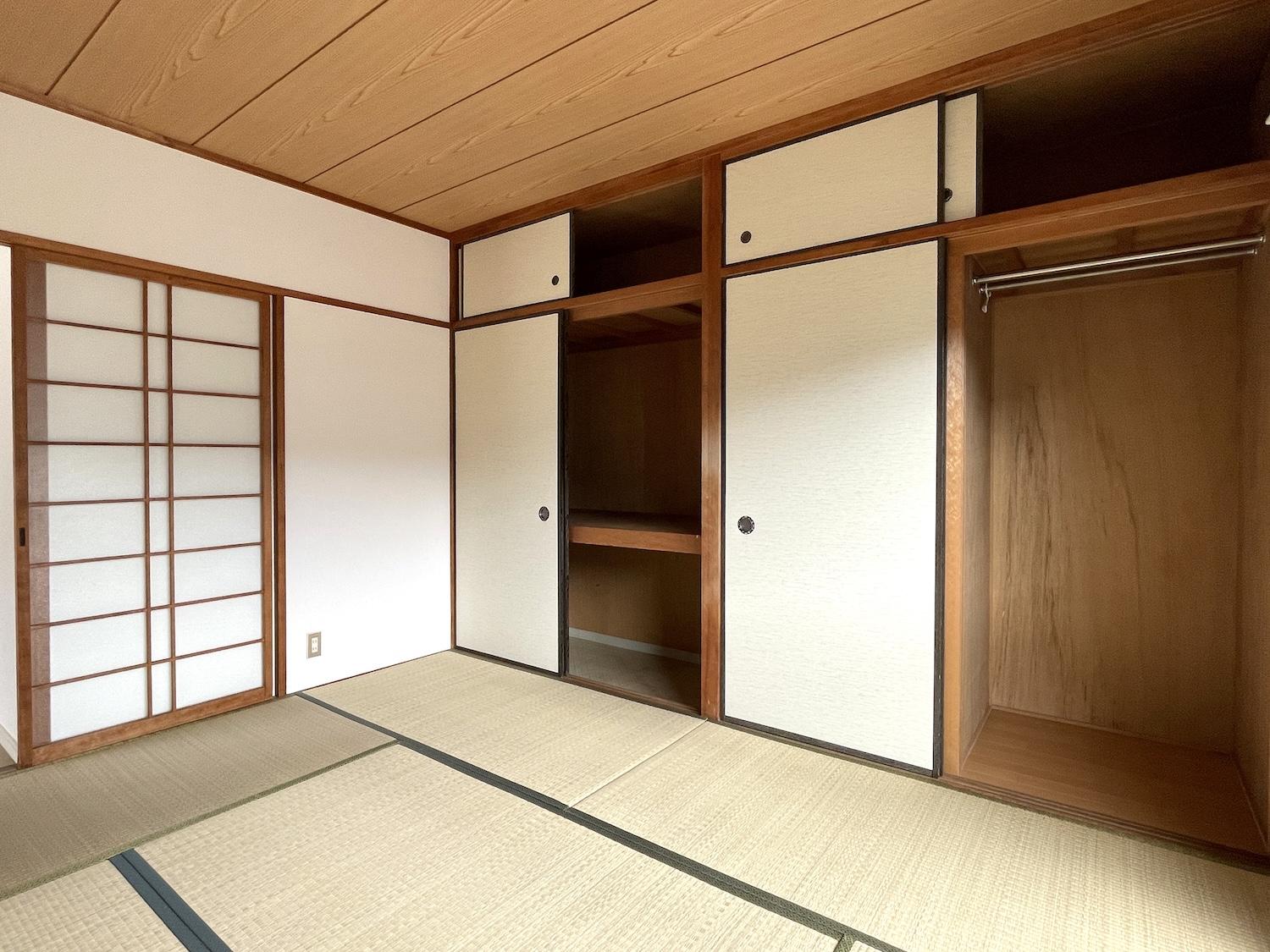 北九州市門司区藤松の賃貸物件/収納たっぷりの和室です