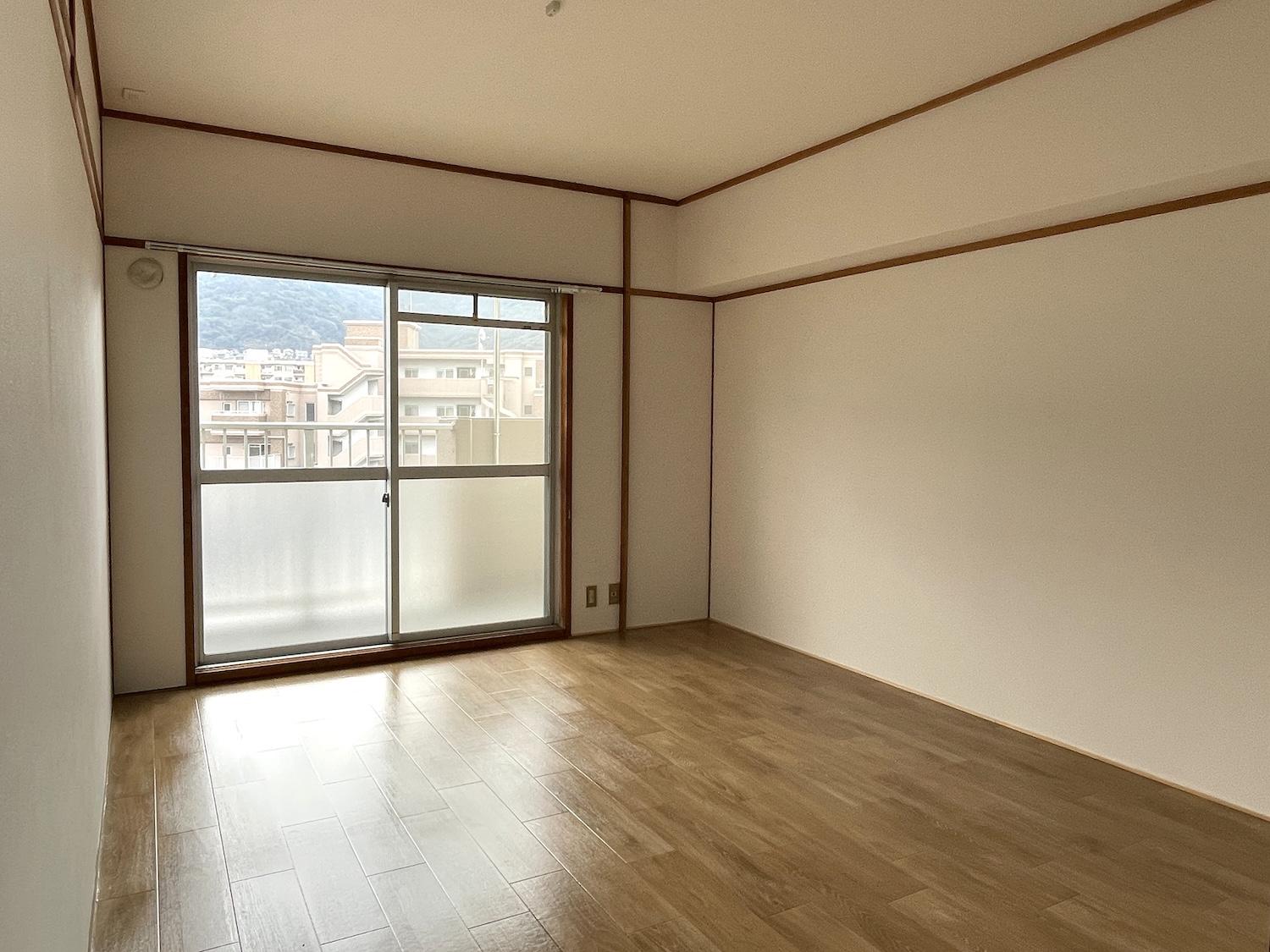 北九州市門司区藤松の賃貸物件/もともと和室だったお部屋を洋室へ変更しています