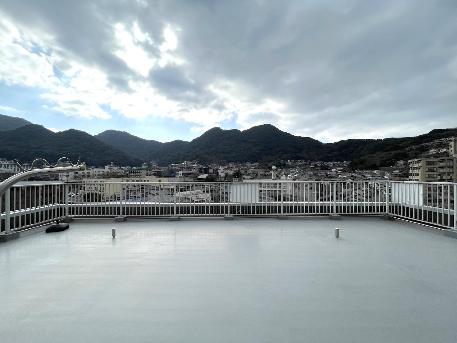 北九州市門司区藤松の賃貸物件/周りに高い建物もなく、山と空を堪能できます。