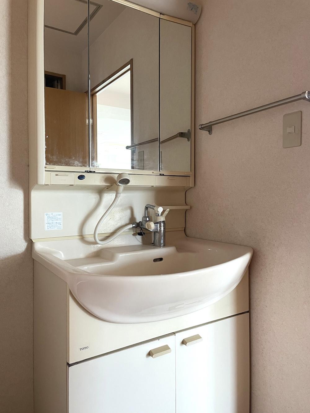 北九州市門司区東港町の賃貸物件/シャンプードレッサーの独立洗面台