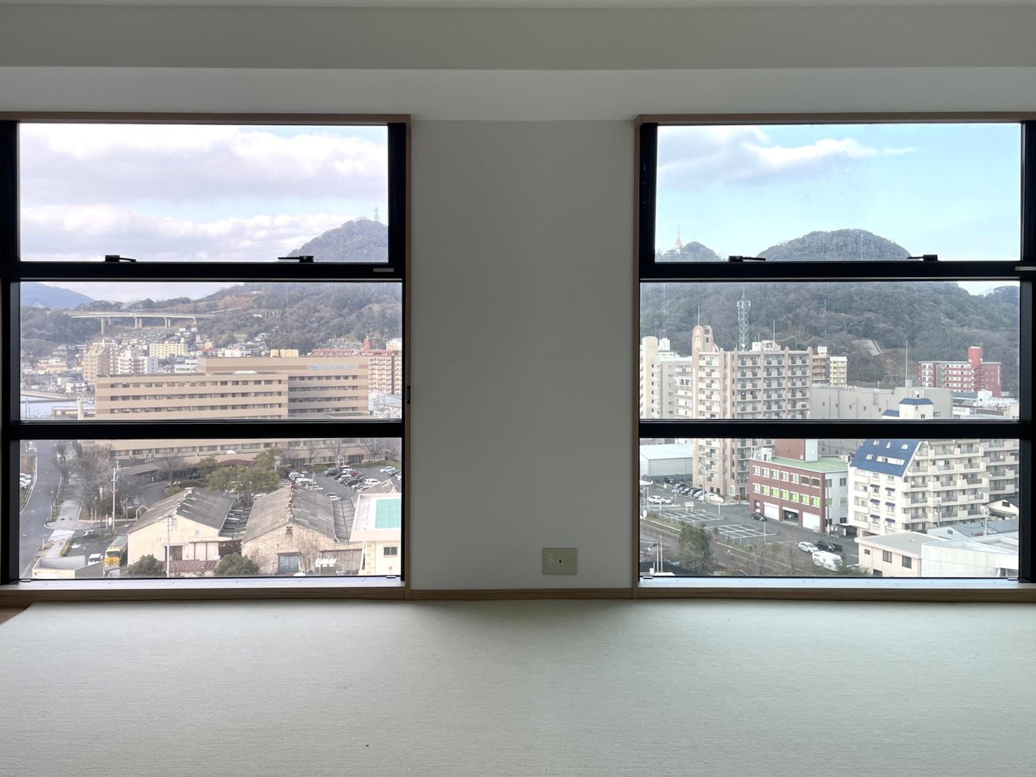 北九州市門司区東港町の賃貸物件/天気のいい日の日当たりはバッチリ