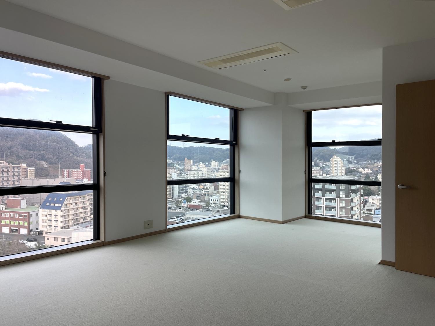 北九州市門司区東港町の賃貸物件/山側の景色がメインで堪能できます