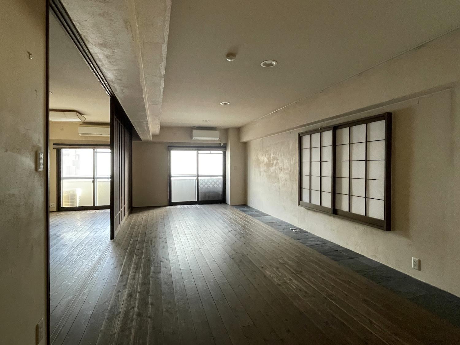 北九州市門司区東本町の賃貸物件/モルタル調の塗り壁がまた味わい深いです