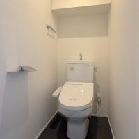 福岡市中央区六本松の賃貸物件/温水洗浄器付き便座。