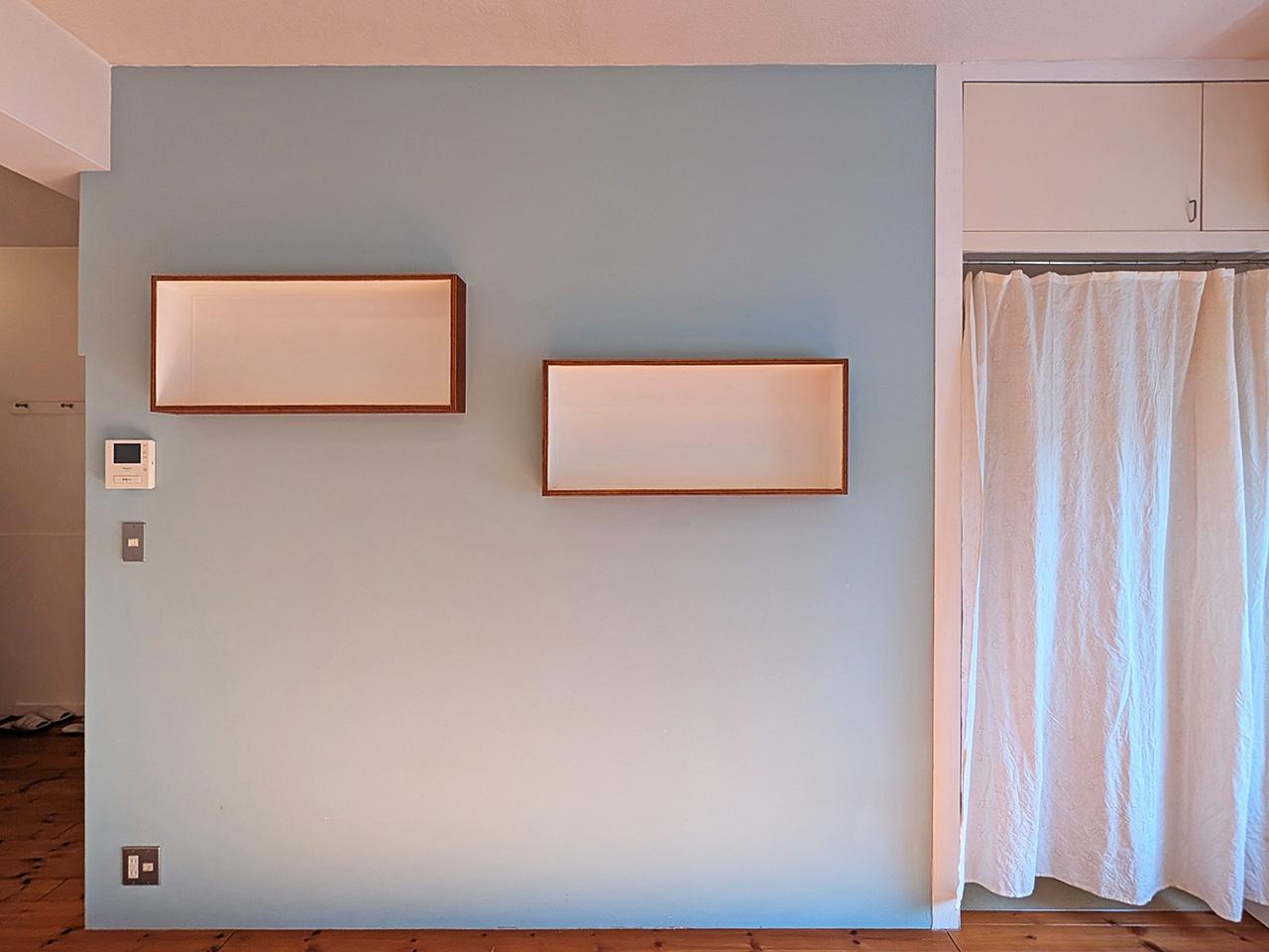 福岡市南区清水の賃貸物件/遊び心のある飾り棚に、なにを飾ろう。