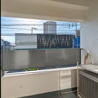 福岡市南区清水の賃貸物件/バルコニー。可もなく不可もなく。