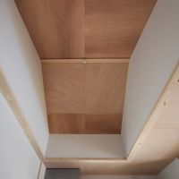 福岡市城南区友丘の賃貸物件/キッチン上部の屋根は開放感を感じるように三角屋根に。