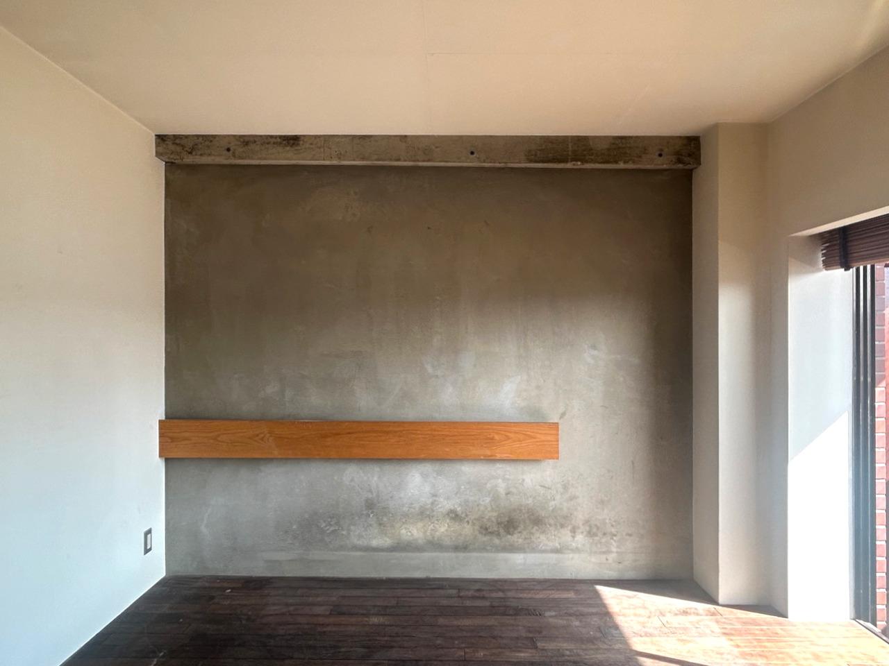 福岡市中央区大名の賃貸物件/寝室はヘッドボードも備え付け。ちょっとしたディスプレイも楽しめます。