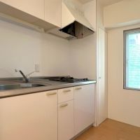 福岡市中央区大手門の賃貸物件/キッチンは２口コンロ。