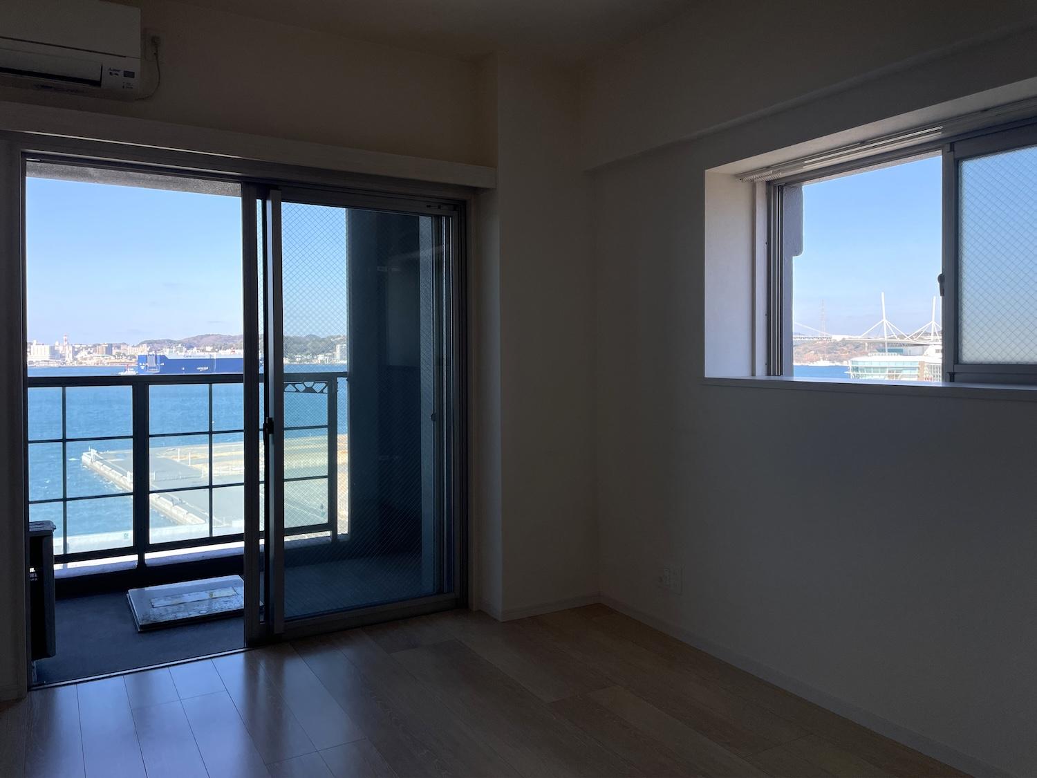 北九州市門司区西海岸の賃貸物件/角部屋は2面採光です
