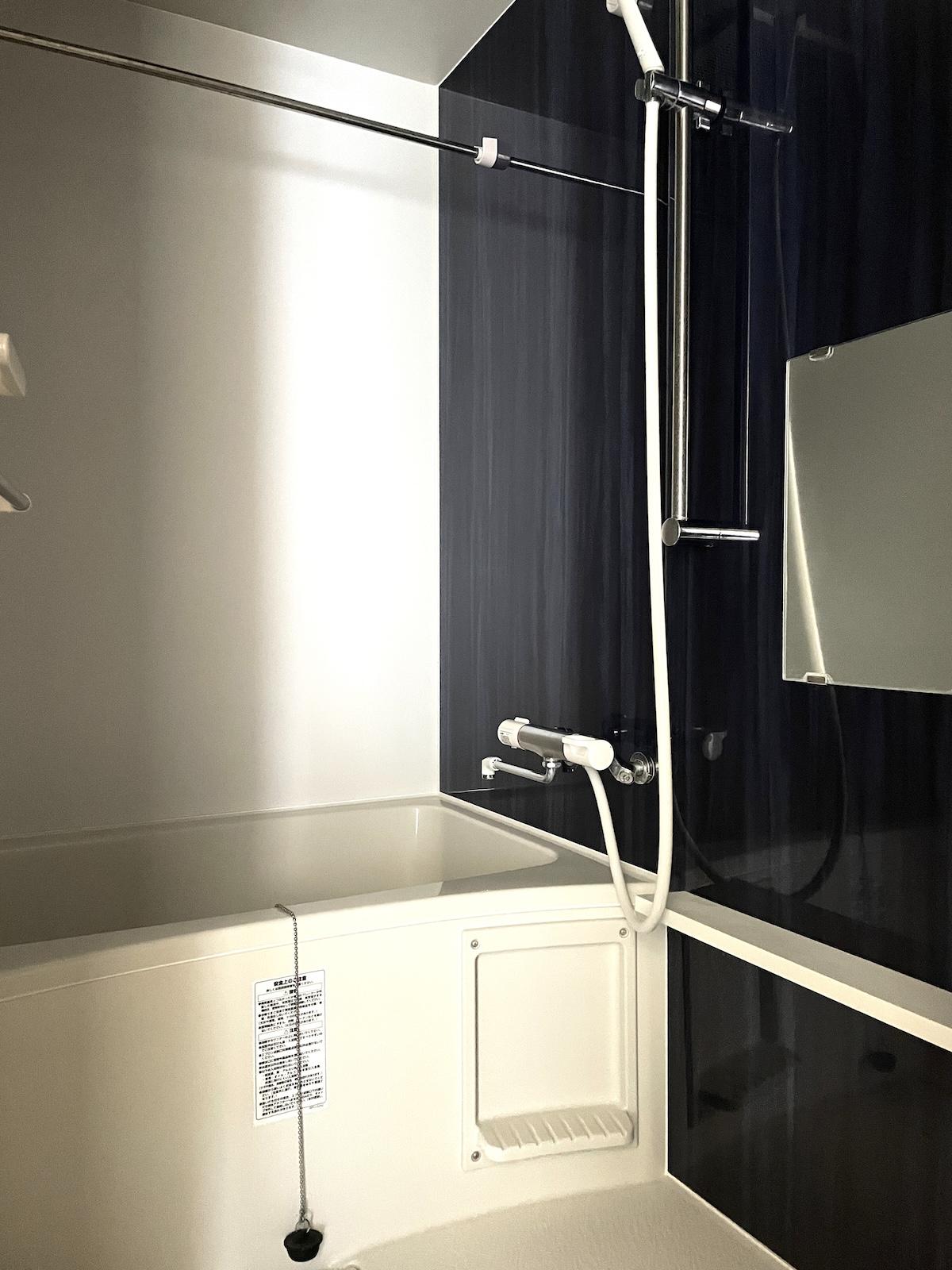 北九州市門司区西海岸の賃貸物件/使い勝手のいいシンプルお風呂