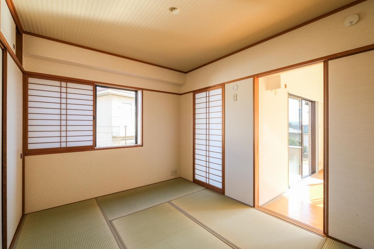 福岡市南区皿山の賃貸物件/和室もかなり気持ちいい。