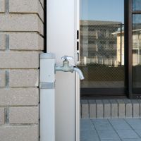 福岡市南区皿山の賃貸物件/お庭にはちゃんと水栓がついていますよ。