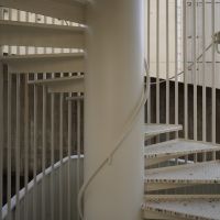 福岡市中央区浄水通の売買物件/最近の建物ではあまり見なくなった、螺旋階段。