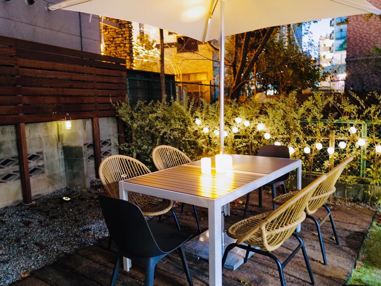 福岡市中央区大名の売買物件/夜はこんなムーディーな時間も過ごせます。