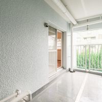 福岡市中央区小笹の賃貸物件/ちょっと奥行きのある、ゆったりバルコニー。結構広いです。