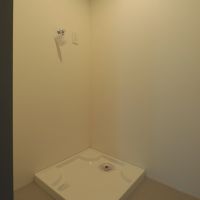 福岡市南区向野の売買物件/洗濯機置き場。