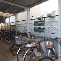 福岡市南区向野の売買物件/駐輪場。整理されているのが好印象。