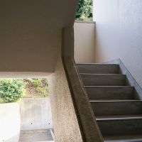 福岡市中央区谷の賃貸物件/階段からも緑がチラリ。