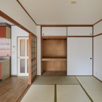 福岡市中央区谷の賃貸物件/この押入れは収納にも良し。飾り棚にも良し。