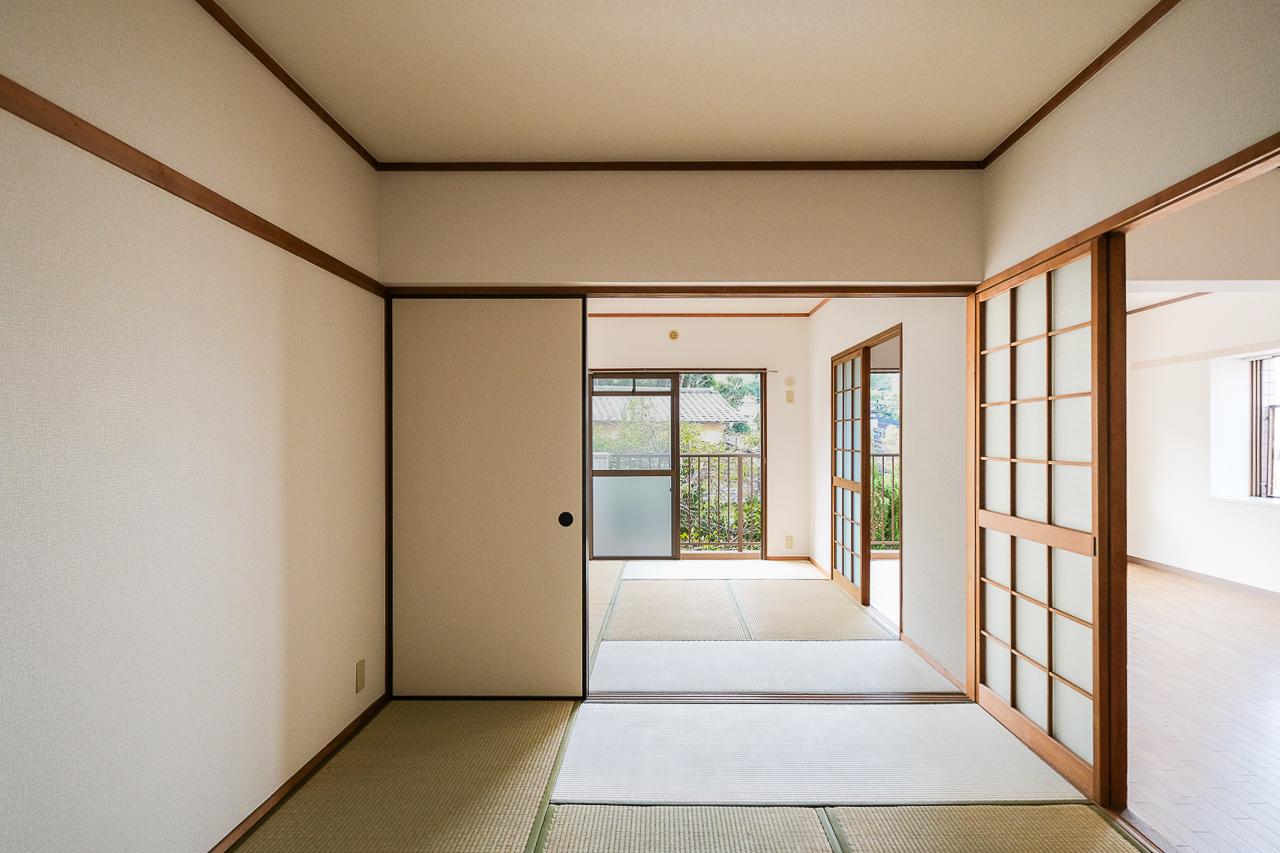 福岡市中央区谷の賃貸物件/和室が2間。