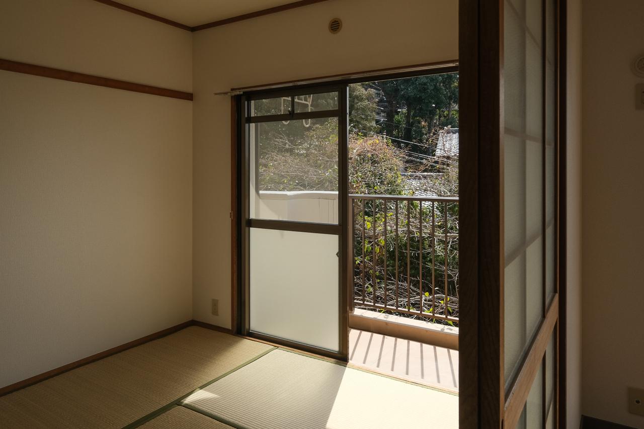 福岡市中央区谷の賃貸物件/窓の外の景色がいい。