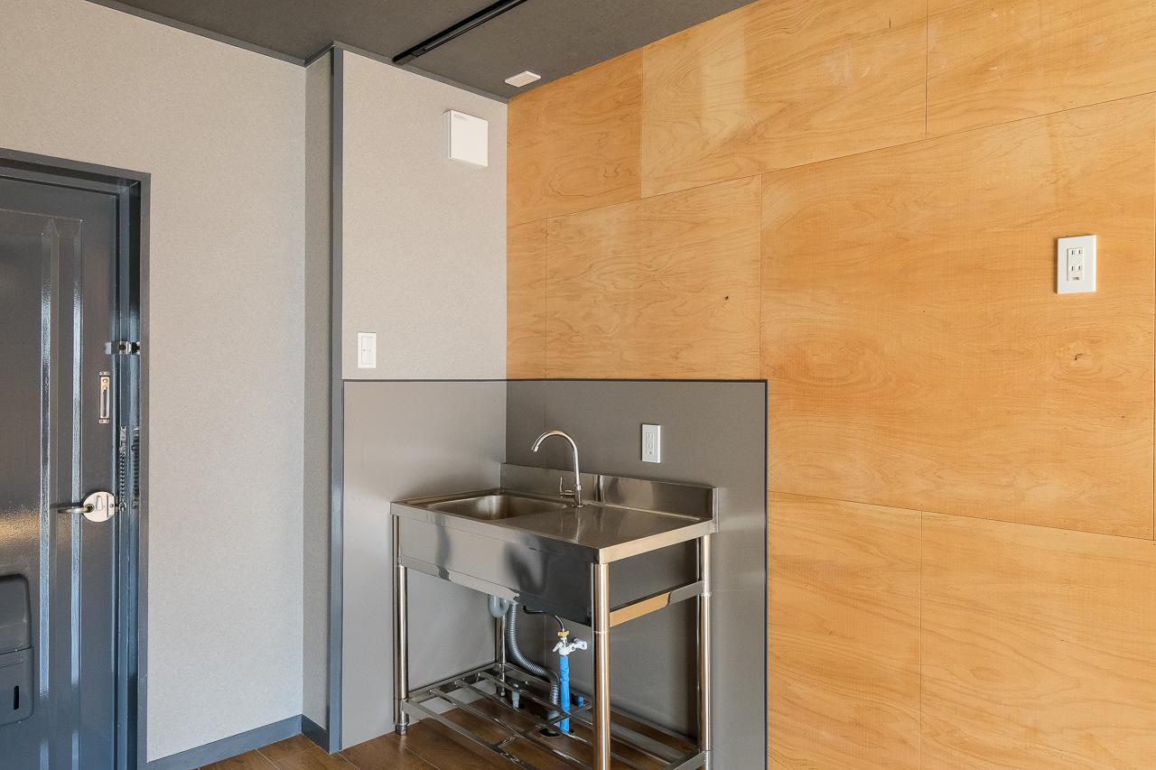 福岡市城南区鳥飼の賃貸物件/水栓は設置済み。お茶を淹れたいという方は、IHコンロの持ち込みをどうぞ。