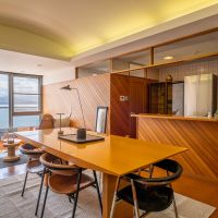 福岡市西区宮浦の売買物件/食卓の先に海が広がります。