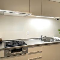 北九州市小倉北区大手町の売買物件/3口コンロのグリル付き。