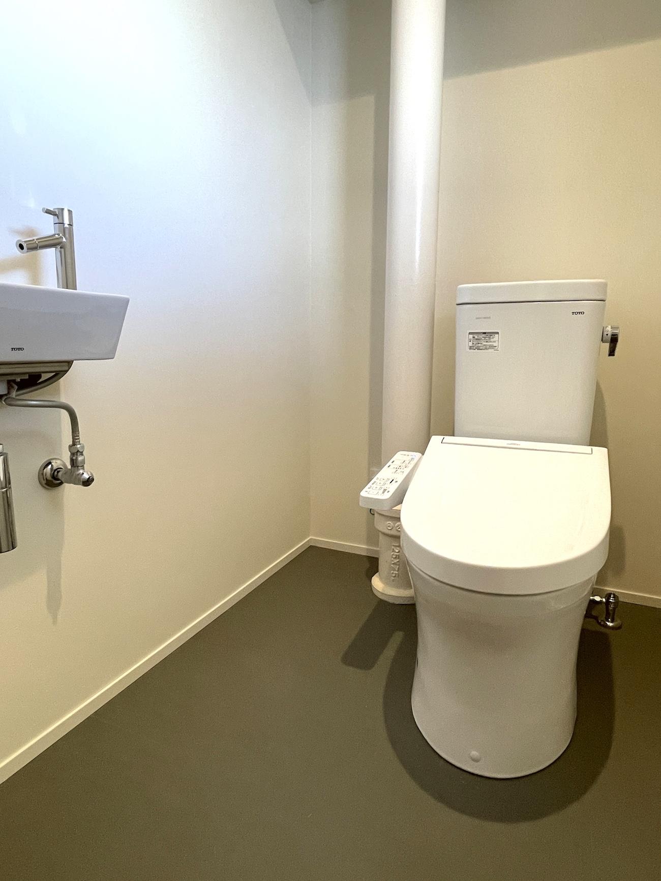 北九州市小倉北区大手町の売買物件/ミニ手洗い付きトイレ