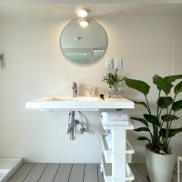 北九州市小倉北区大手町の売買物件/スタイリッシュなデザインの洗面台