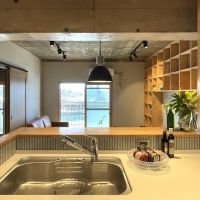 北九州市門司区旧門司の売買物件/料理をしながら海ビューを眺められます。