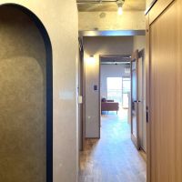 北九州市門司区旧門司の売買物件/WICの丸いドアがかわいい。