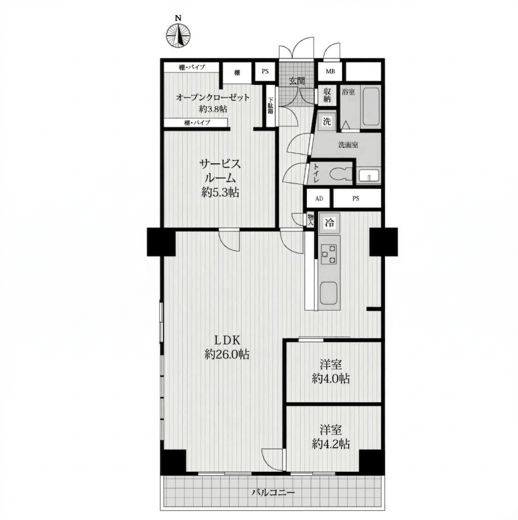 福岡市中央区赤坂の売買物件