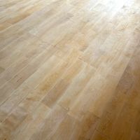 福岡市中央区赤坂の売買物件/リビングは味わいのある無垢床。黄色味がかった淡いベージュ色。