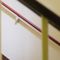 福岡市中央区赤坂の売買物件/手摺りまでエンジ。