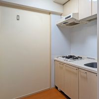 福岡市中央区今泉の賃貸物件/小振りながら2口コンロ付き。