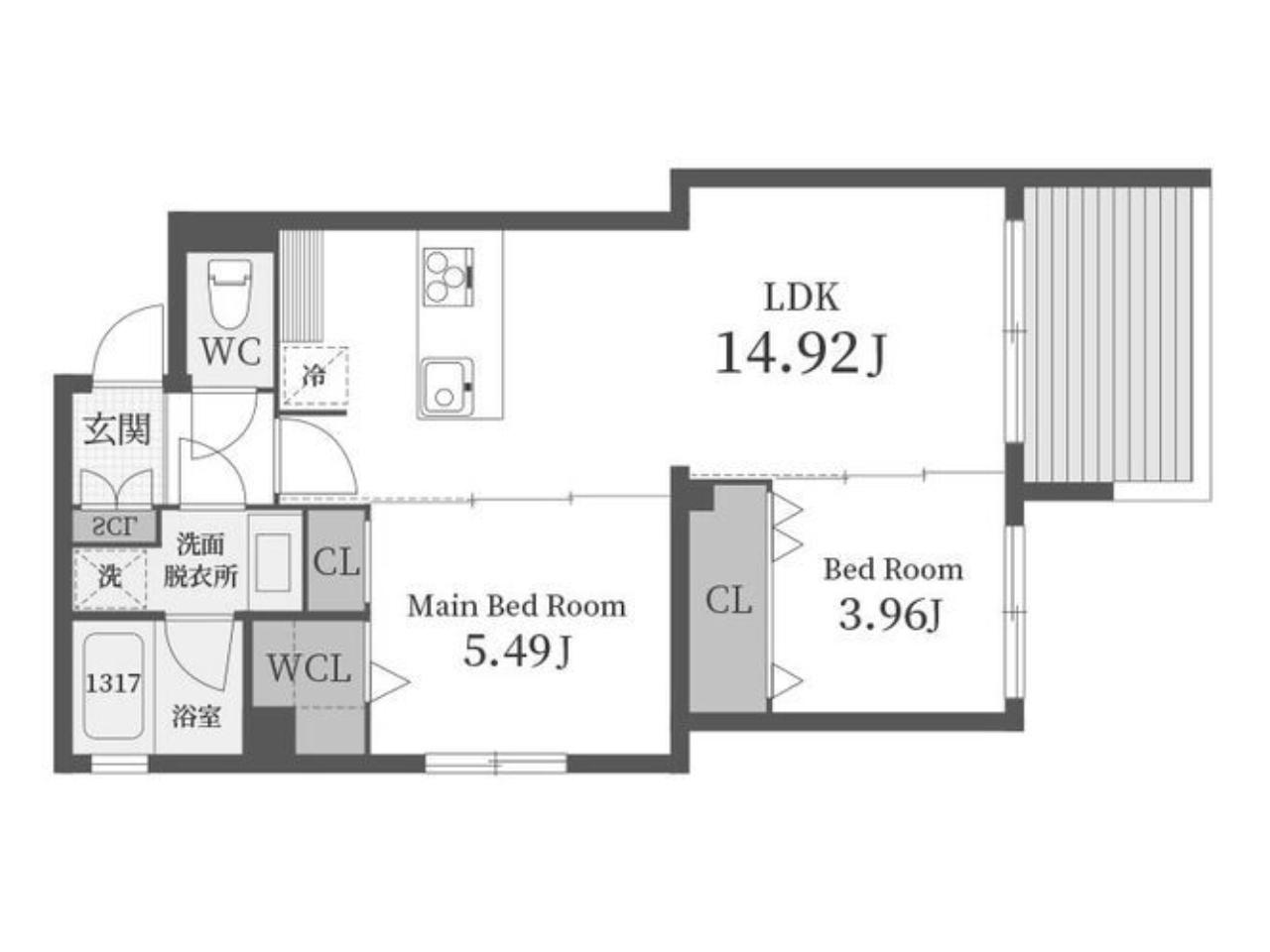福岡市中央区今川の賃貸物件