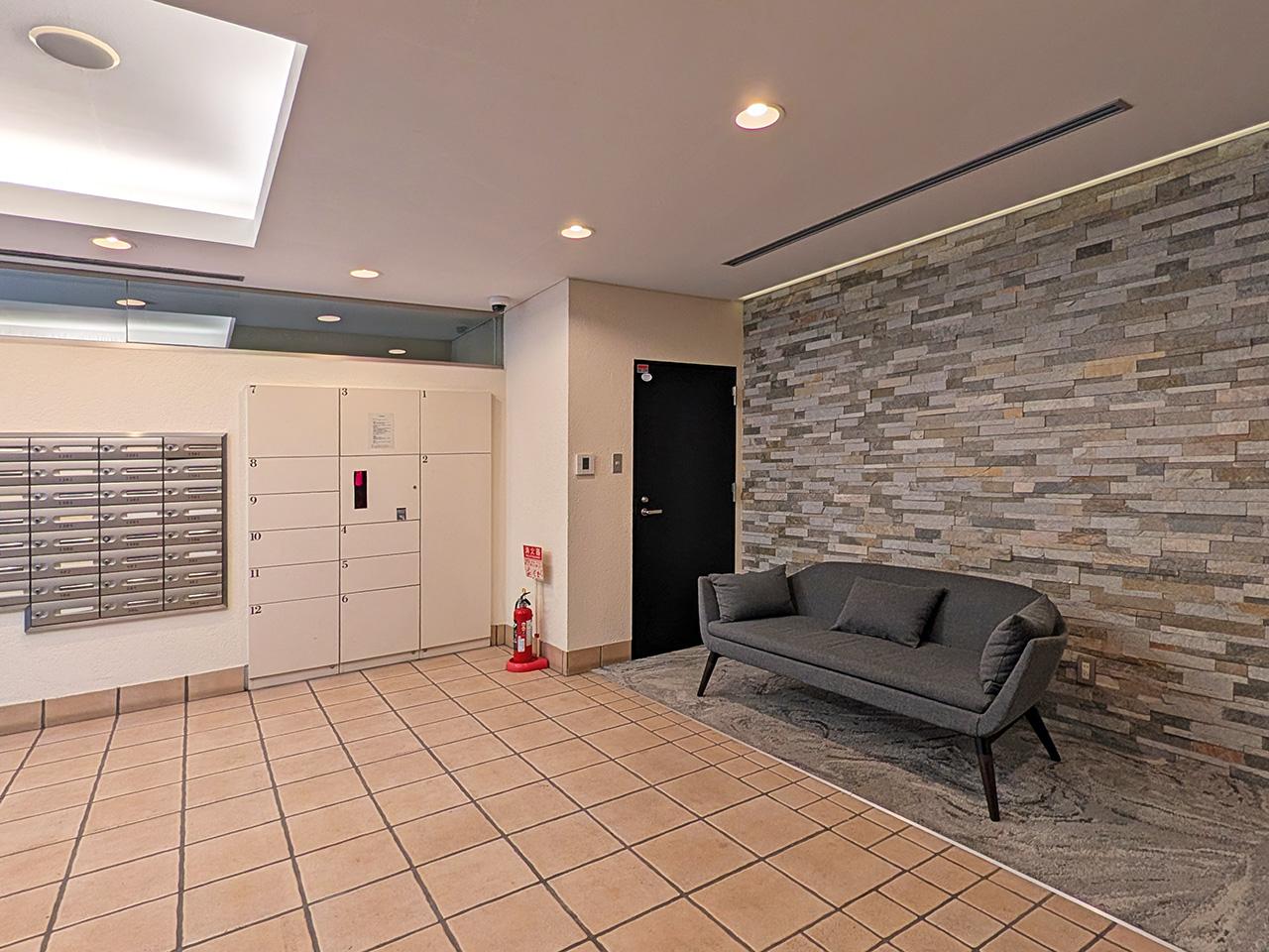 福岡市中央区薬院の賃貸物件/エントランス。