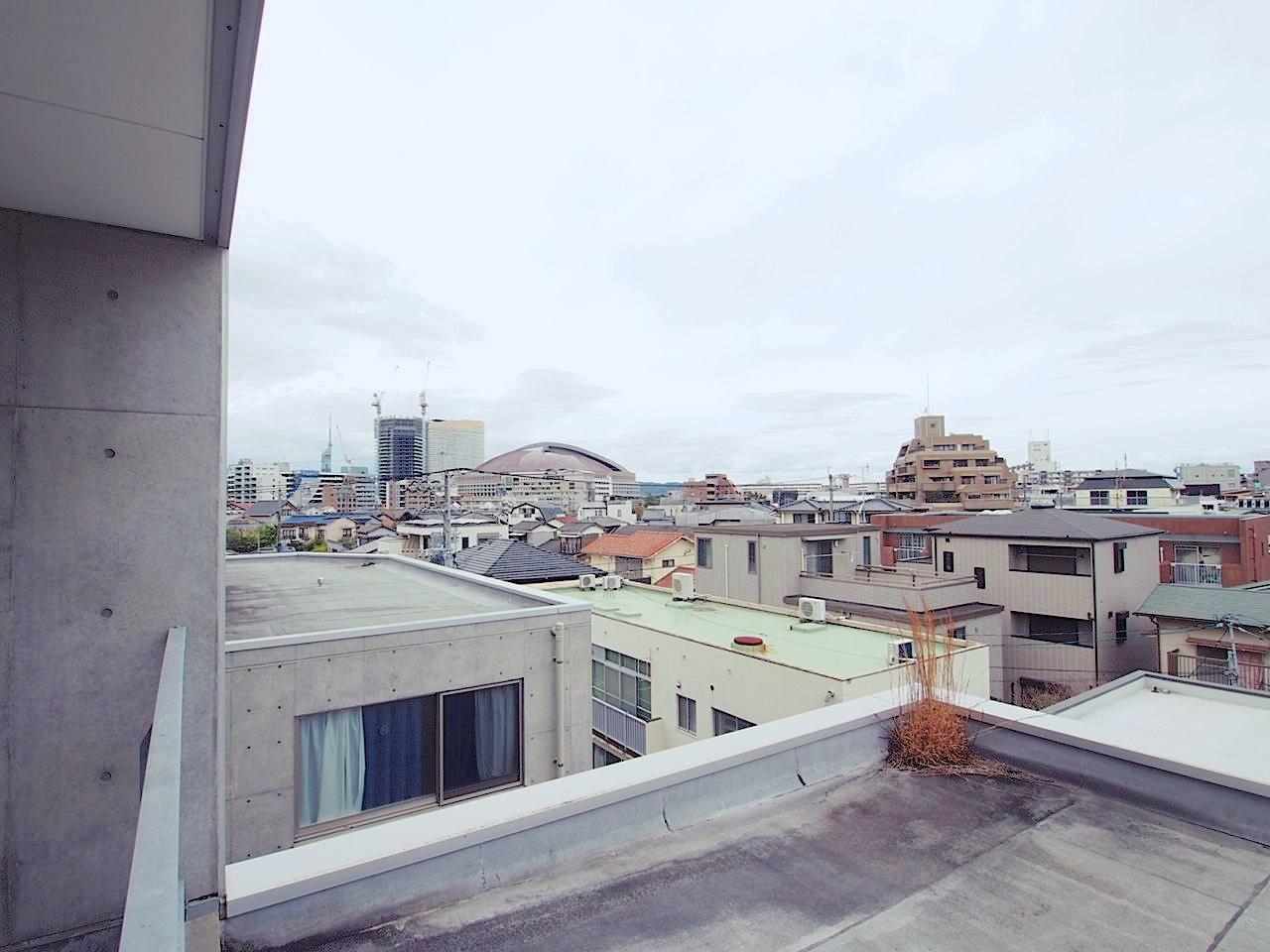 福岡市中央区唐人町の賃貸物件/周囲が低層なので、眺望も割と抜けてます。