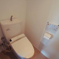 福岡市中央区唐人町の賃貸物件/温水洗浄機付き便座。