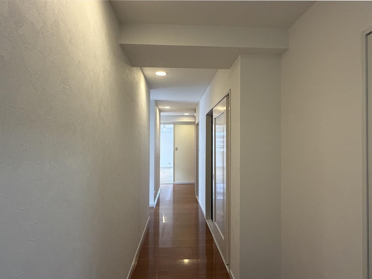 福岡市中央区平尾浄水町の賃貸物件/ながーい廊下。