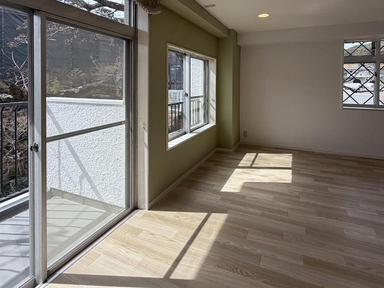 福岡市中央区平尾浄水町の賃貸物件/南向きで日当たり良し。