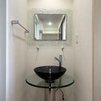 福岡市博多区美野島の賃貸物件/デザイナーズな洗面台。