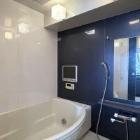 福岡市博多区美野島の賃貸物件/浴室。テレビは使用不可です。