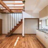 福岡市中央区谷の賃貸物件/階段横は冷蔵庫スペースに。